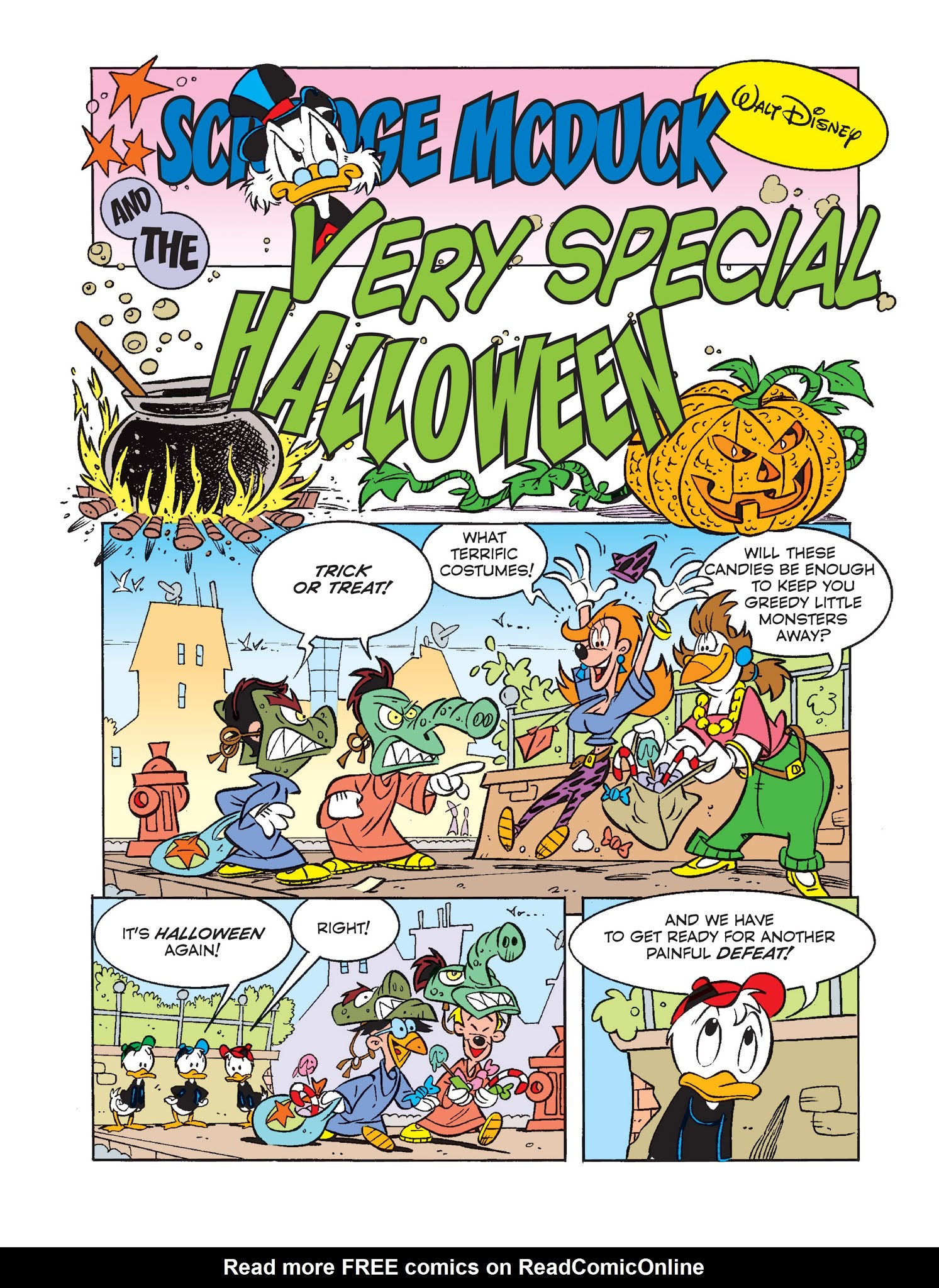 Read online Scrooge McDuck and the Very Special Halloween comic -  Issue # Full - 2