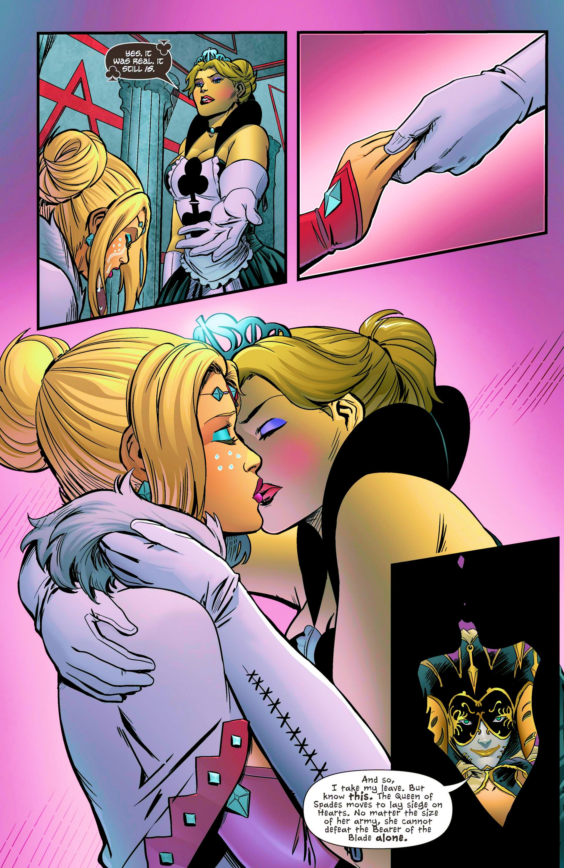 Read online Grimm Fairy Tales presents Wonderland: Clash of Queens comic -  Issue #4 - 18