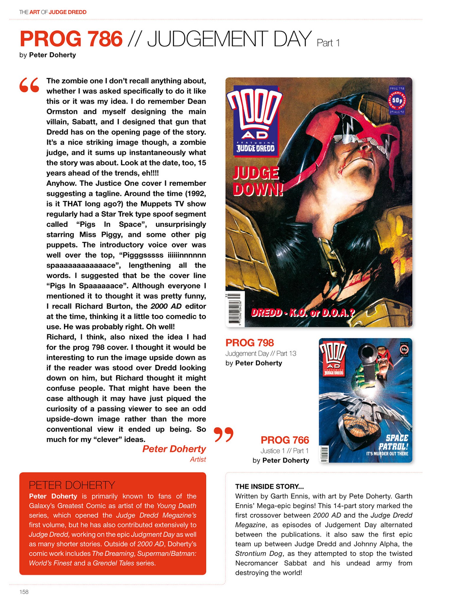 Read online The Art of Judge Dredd: Featuring 35 Years of Zarjaz Covers comic -  Issue # TPB (Part 2) - 67