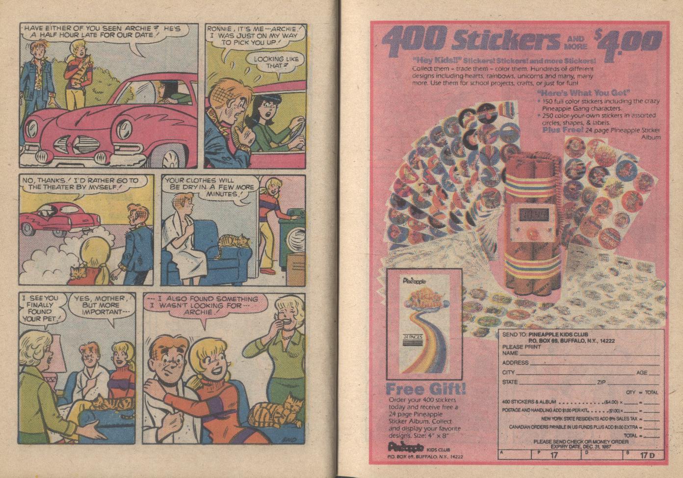 Read online Archie...Archie Andrews, Where Are You? Digest Magazine comic -  Issue #47 - 16