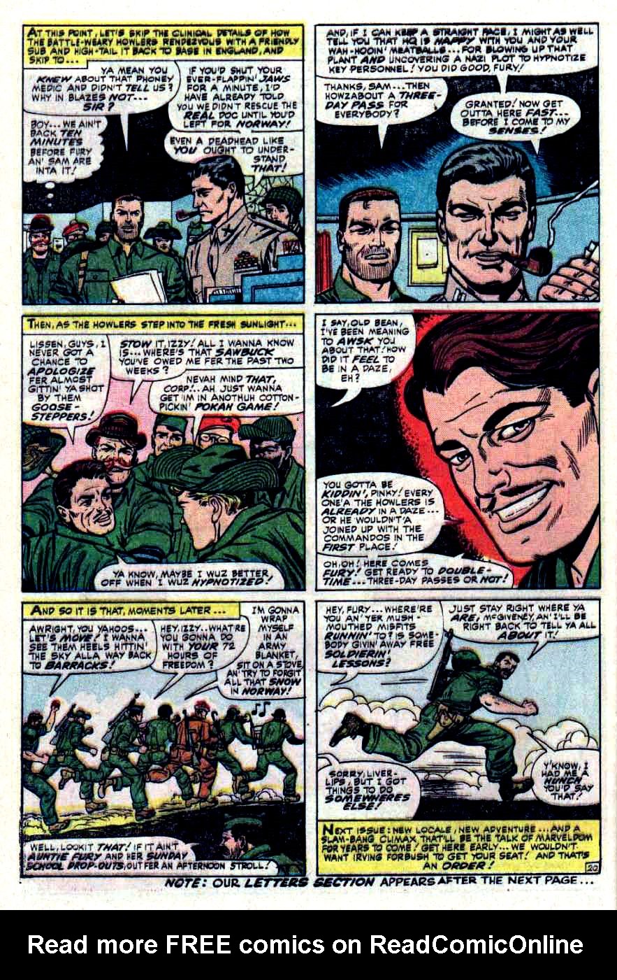 Read online Sgt. Fury comic -  Issue #32 - 28
