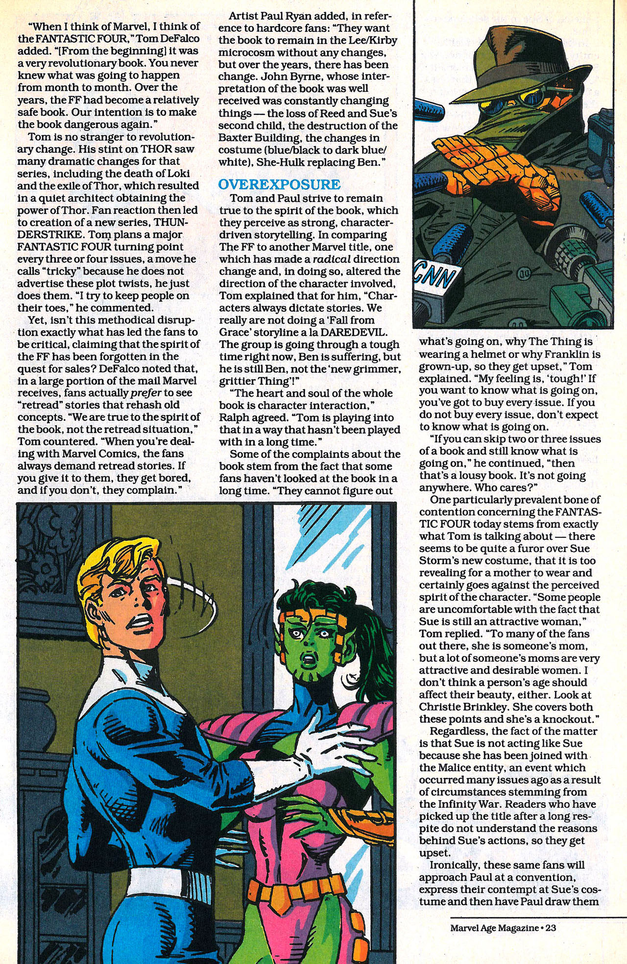 Read online Marvel Age comic -  Issue #134 - 24