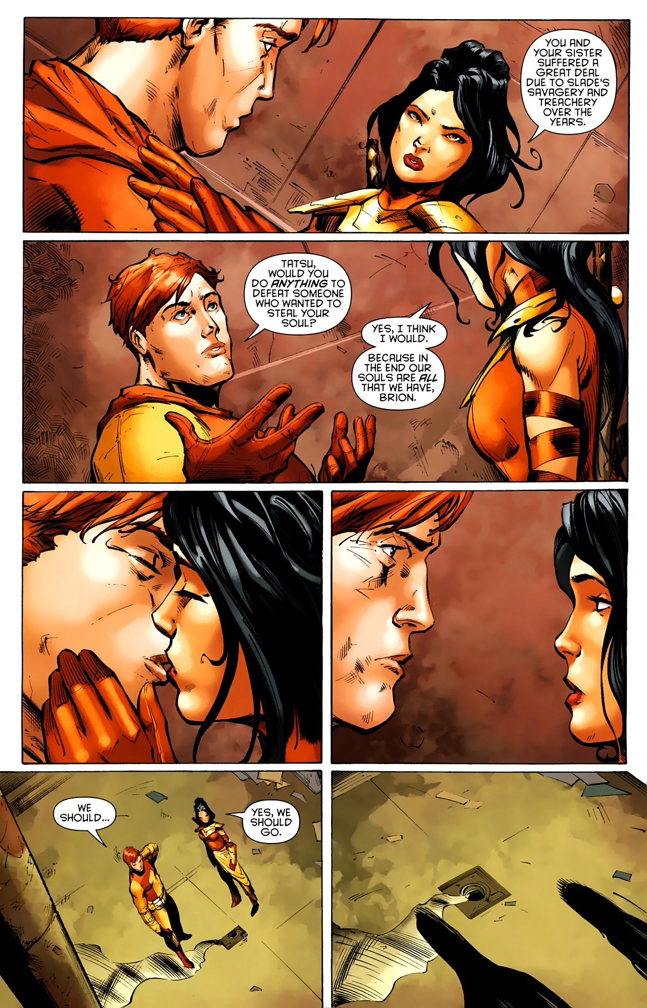 Read online The Outsiders (2009) comic -  Issue #15 - 14