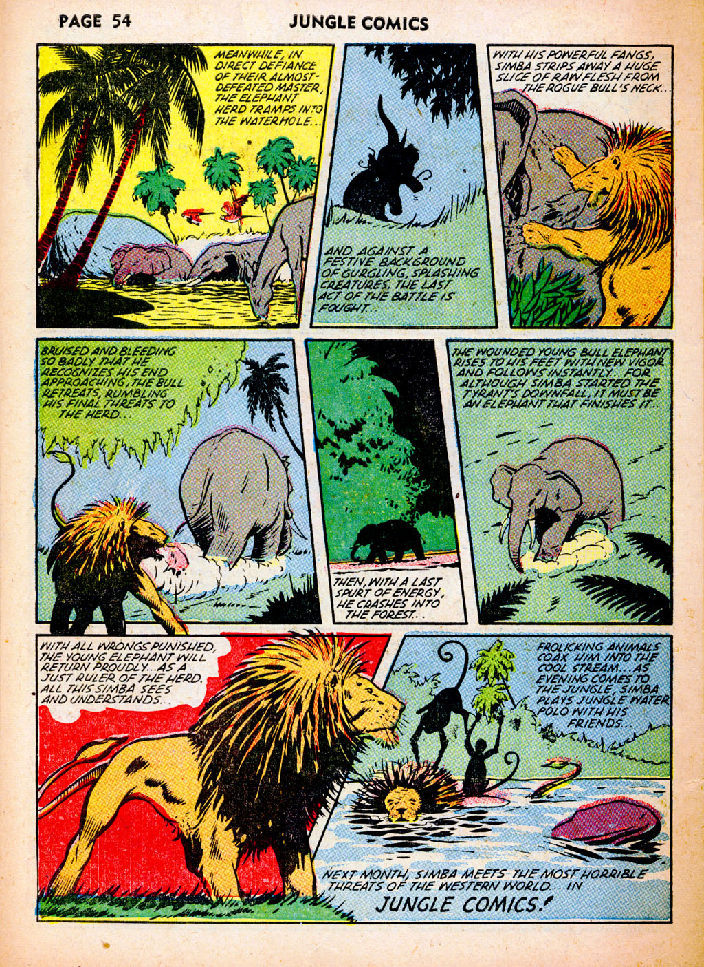 Read online Jungle Comics comic -  Issue #37 - 56