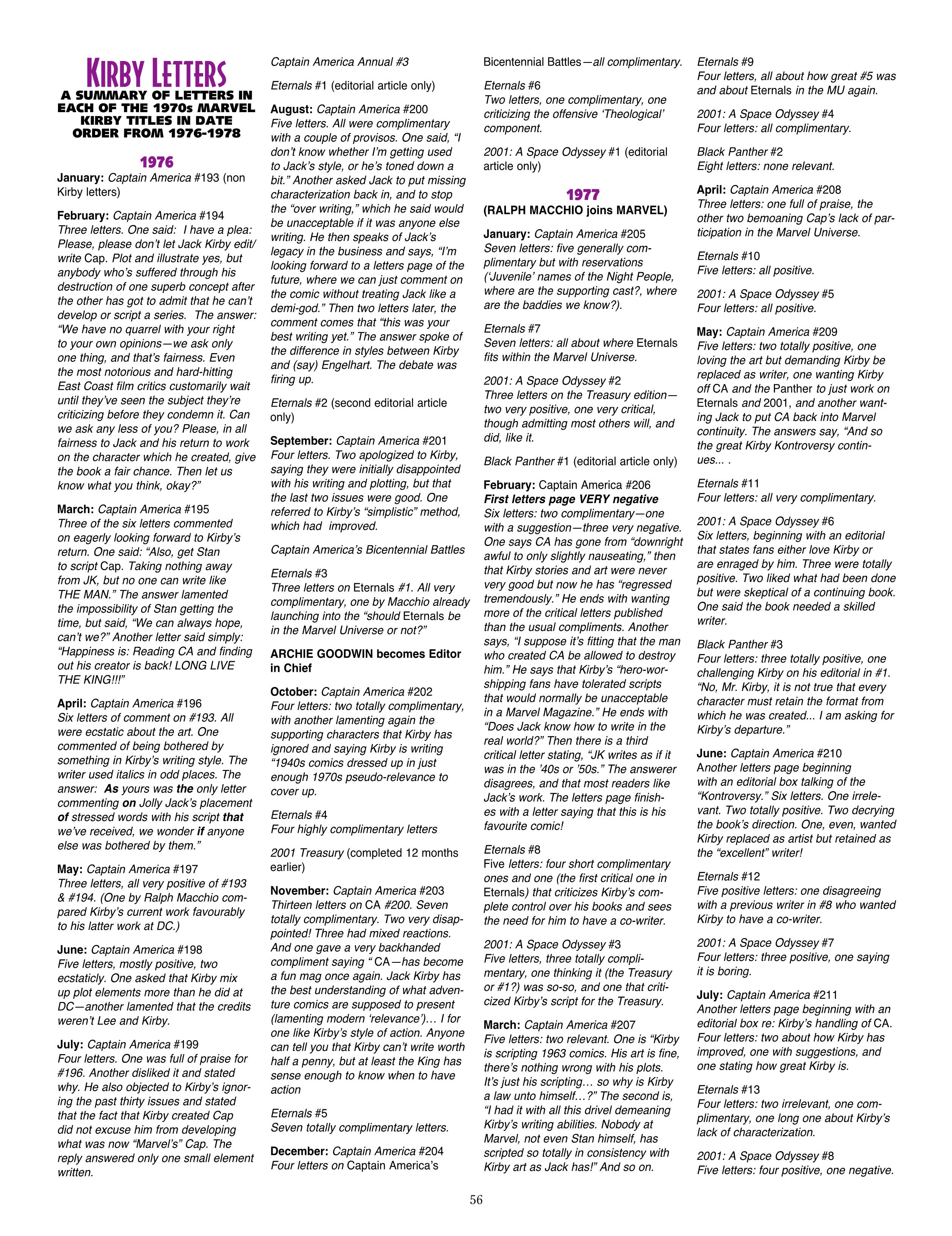 Read online The Jack Kirby Collector comic -  Issue #72 - 58