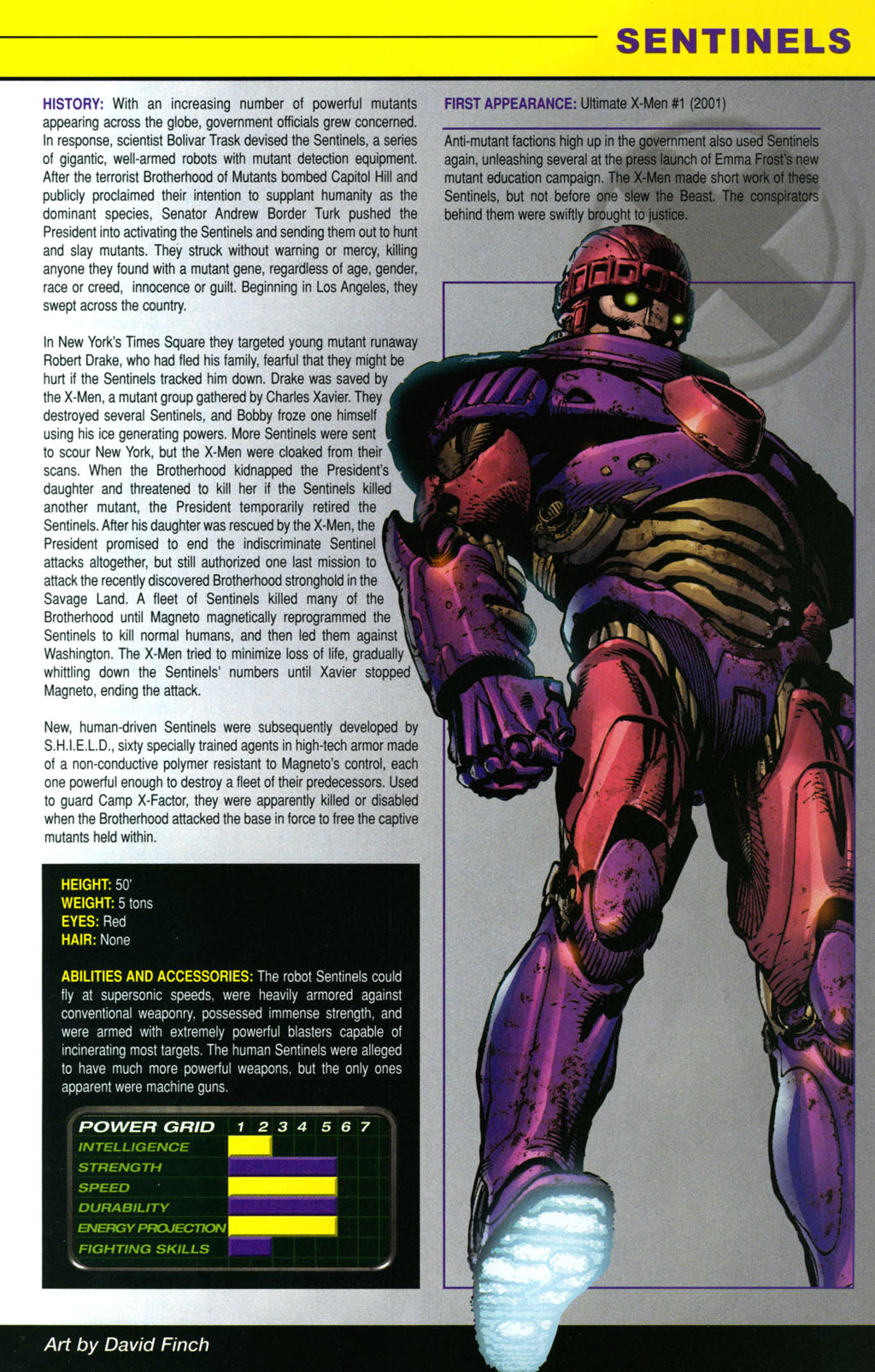 Read online Official Handbook of the Ultimate Marvel Universe: The Ultimates & X-Men 2005 comic -  Issue # Full - 39