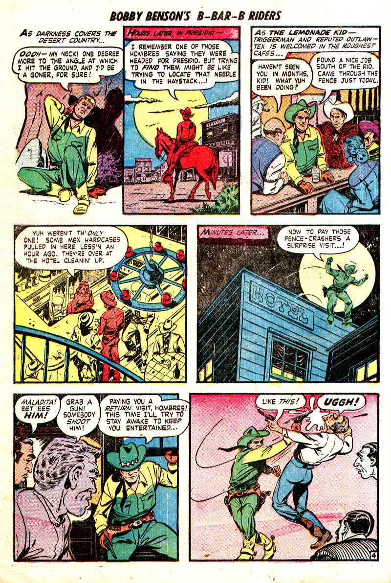 Read online Bobby Benson's B-Bar-B Riders comic -  Issue #7 - 22