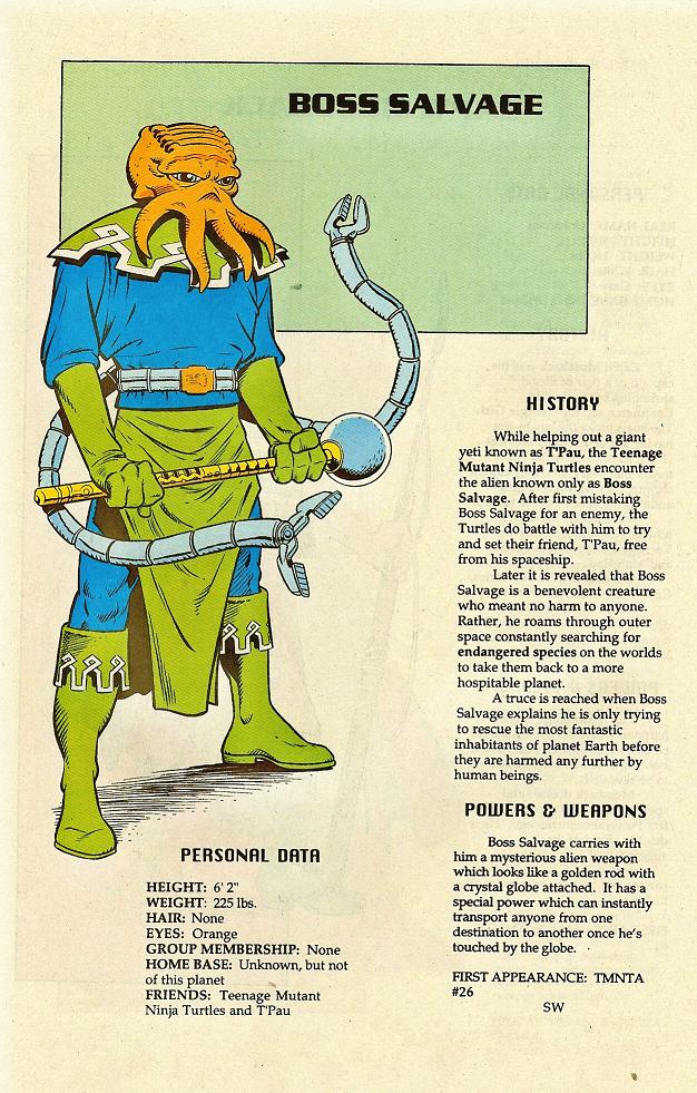 Read online Teenage Mutant Ninja Turtles Mutant Universe Sourcebook comic -  Issue #1 - 12