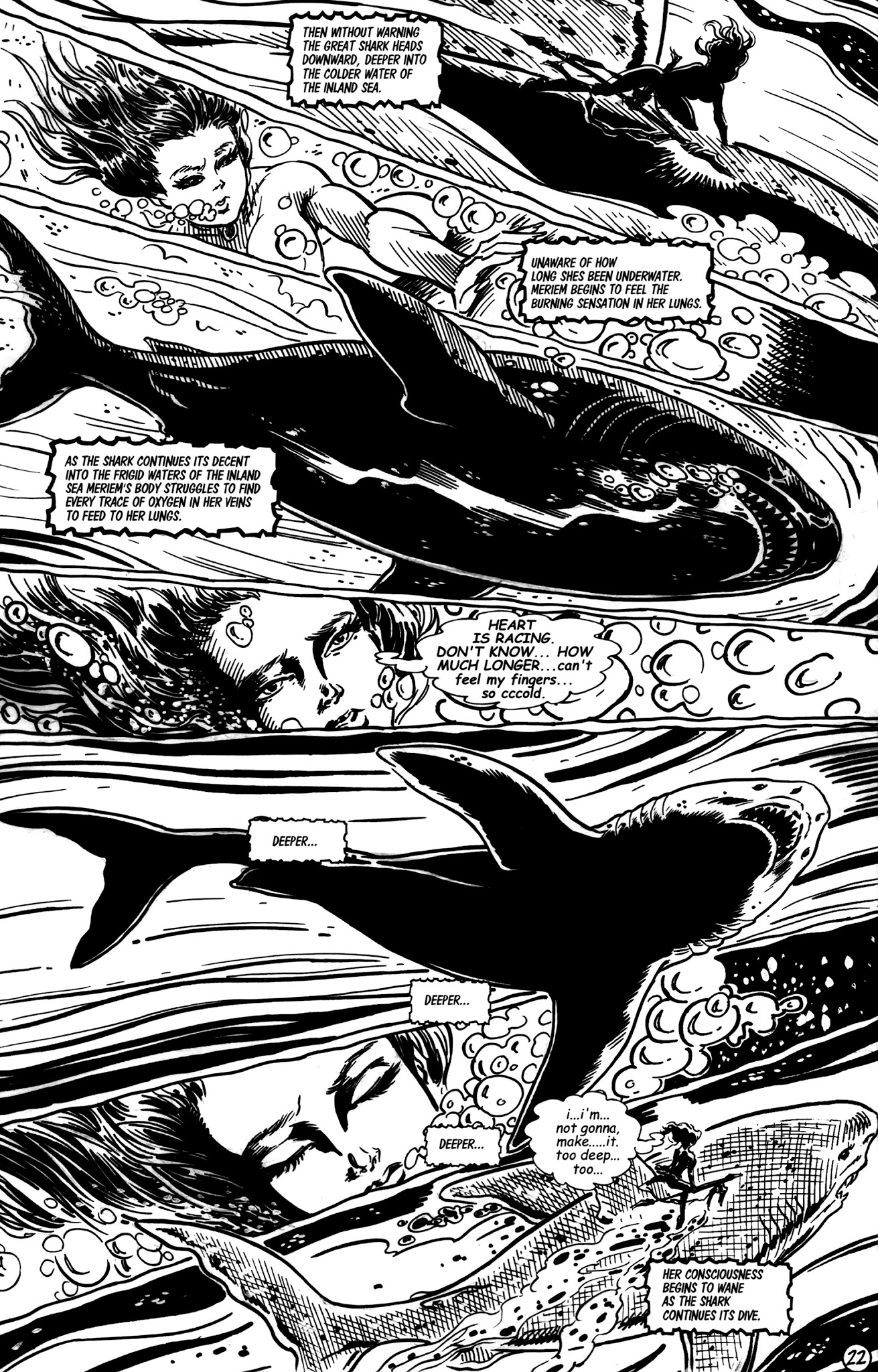 Read online Cavewoman: Sea Monsters comic -  Issue # Full - 24