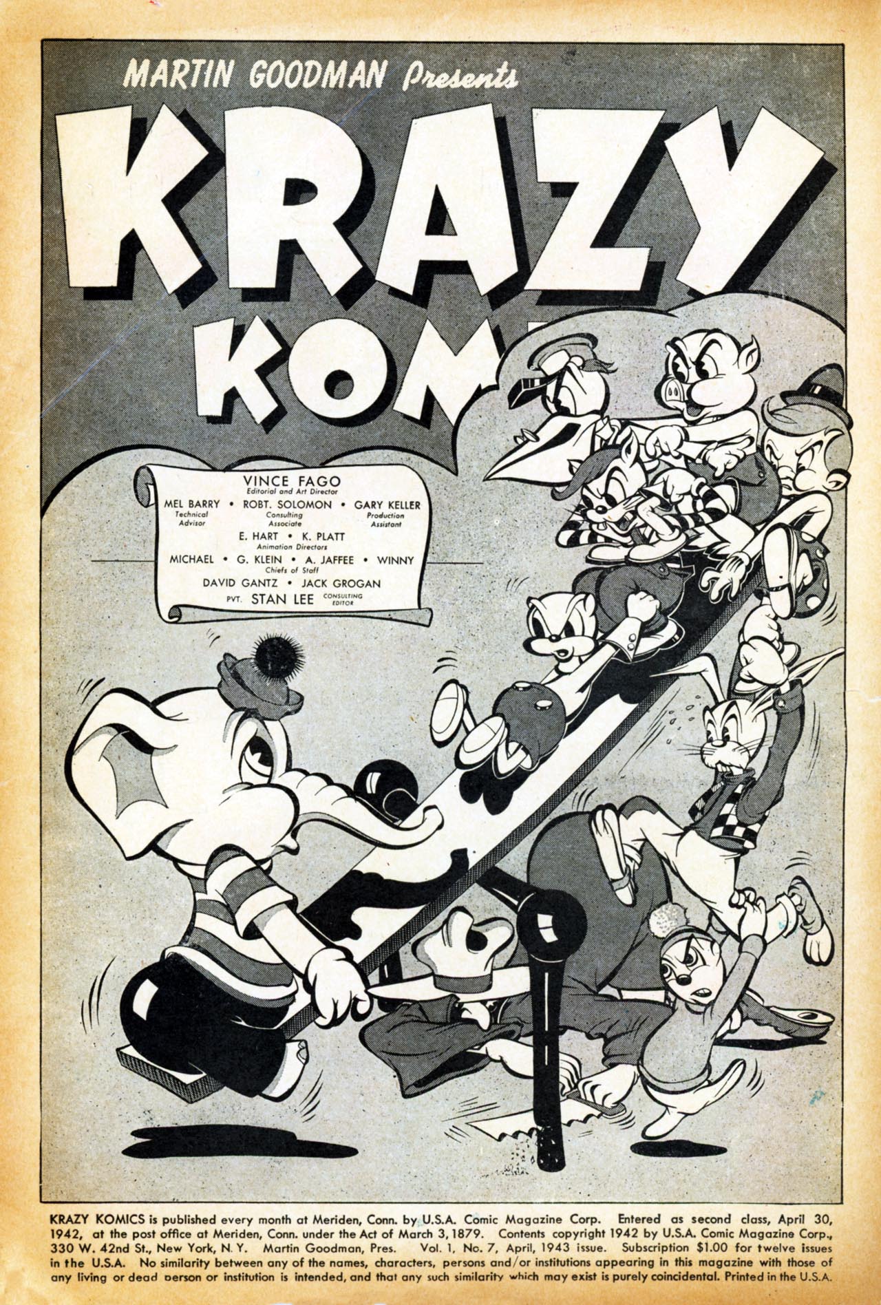 Read online Krazy Komics comic -  Issue #7 - 2