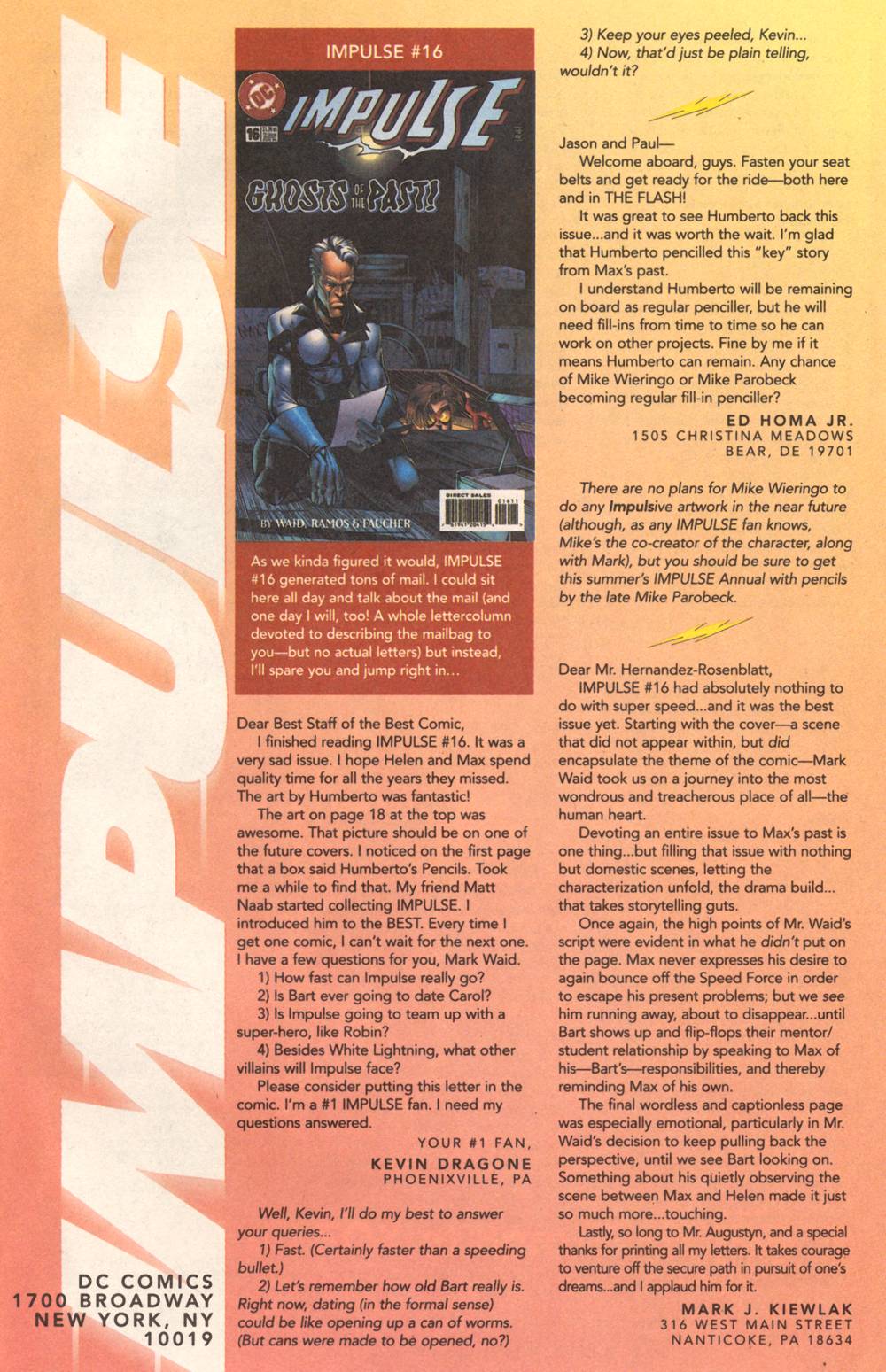 Read online Impulse (1995) comic -  Issue #19 - 25