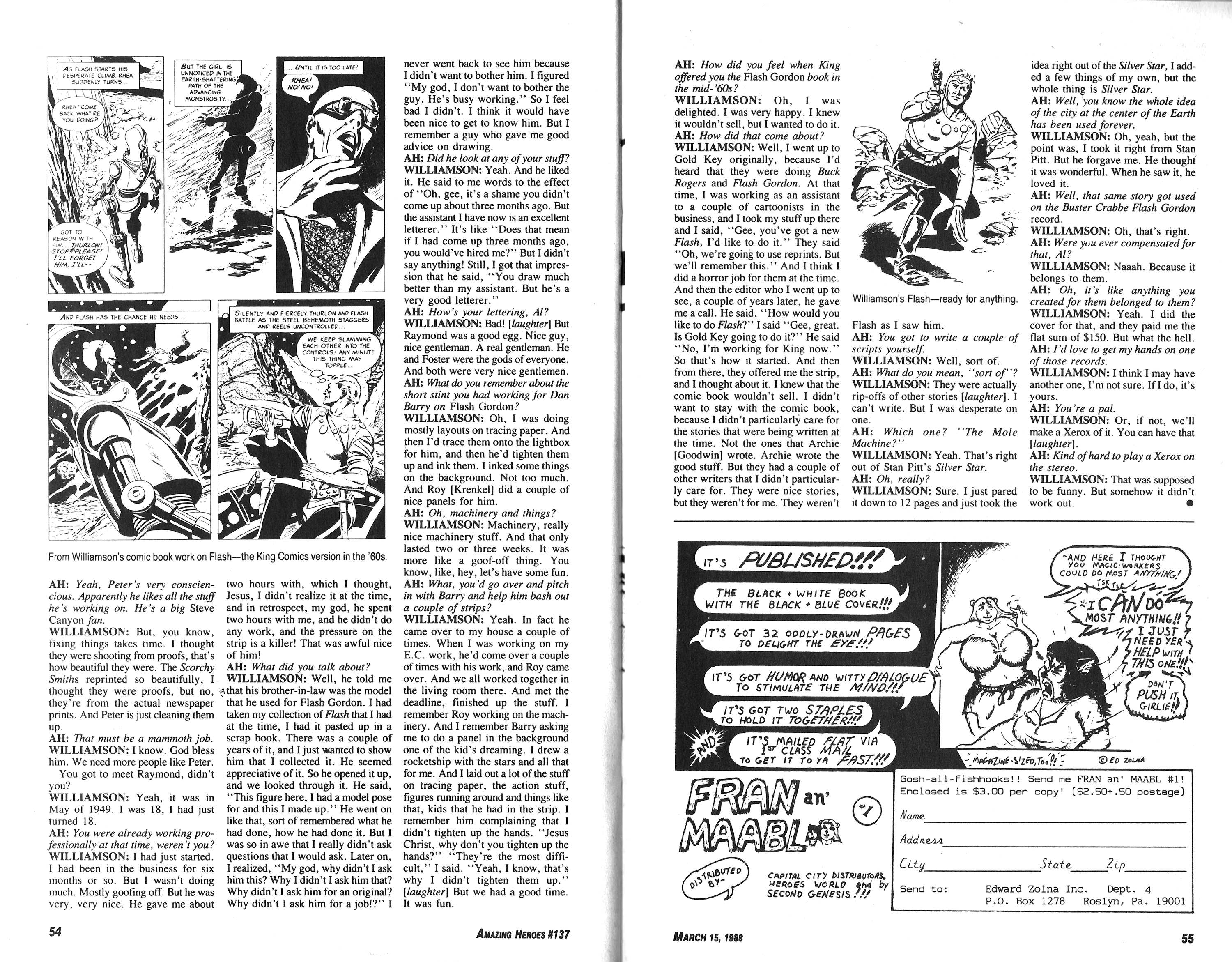 Read online Amazing Heroes comic -  Issue #137 - 28