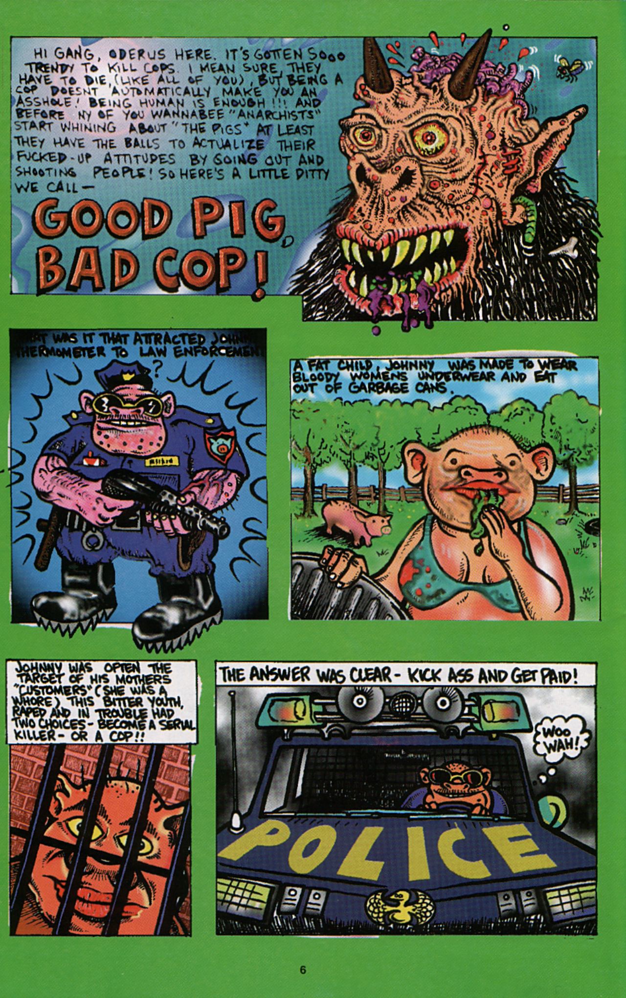 Read online Slavepit Funnies Featuring Gwar comic -  Issue #5 - 8