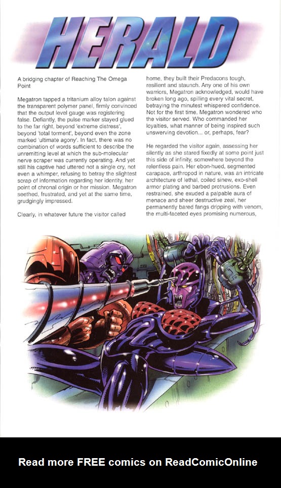 Read online Tales from the Beast Wars Transformers: Reaching the Omega Point comic -  Issue # Full - 5