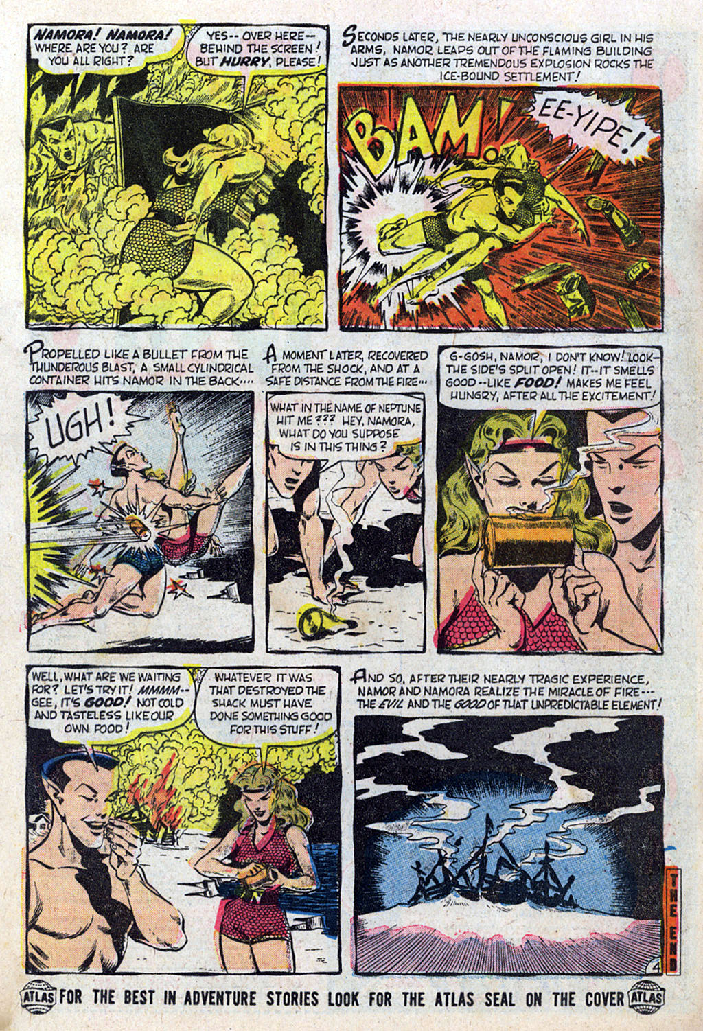 Read online Sub-Mariner Comics comic -  Issue #40 - 16