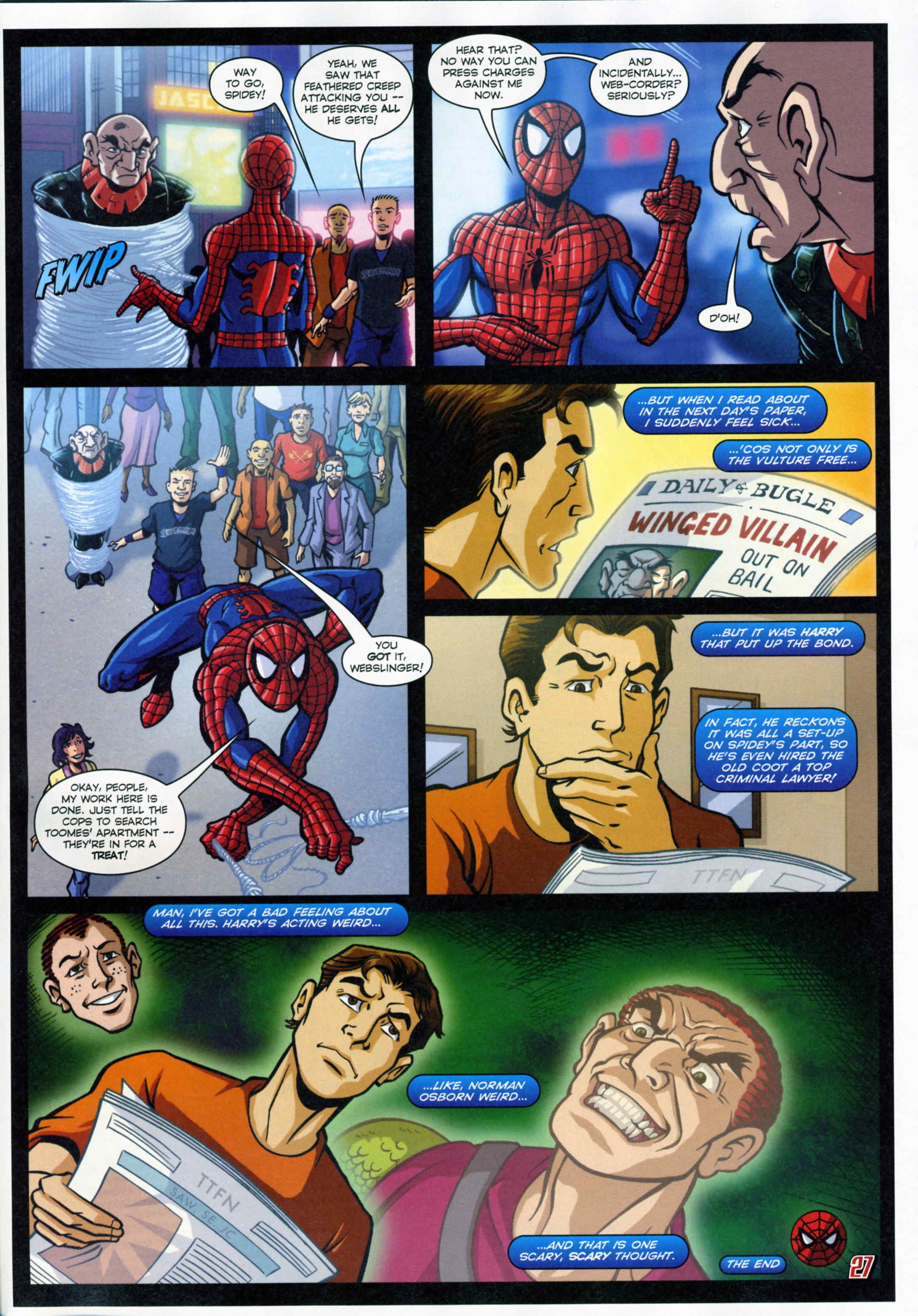Read online Spectacular Spider-Man Adventures comic -  Issue #141 - 26