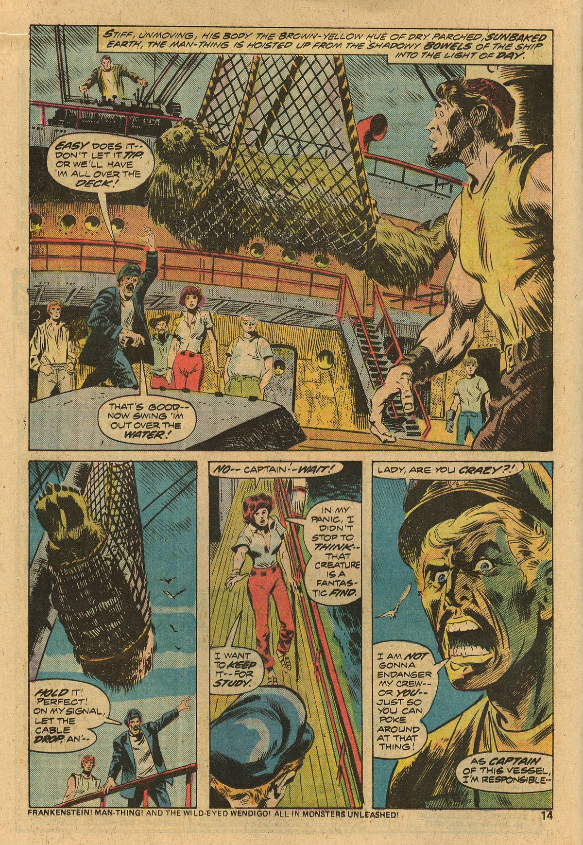 Read online Man-Thing (1974) comic -  Issue #13 - 16