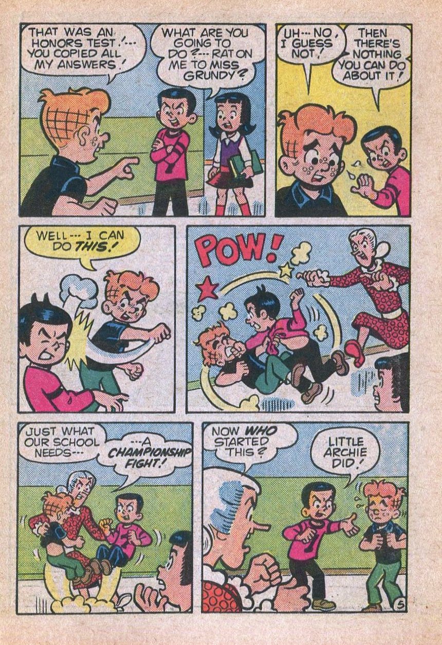 Read online Little Archie Comics Digest Magazine comic -  Issue #21 - 127