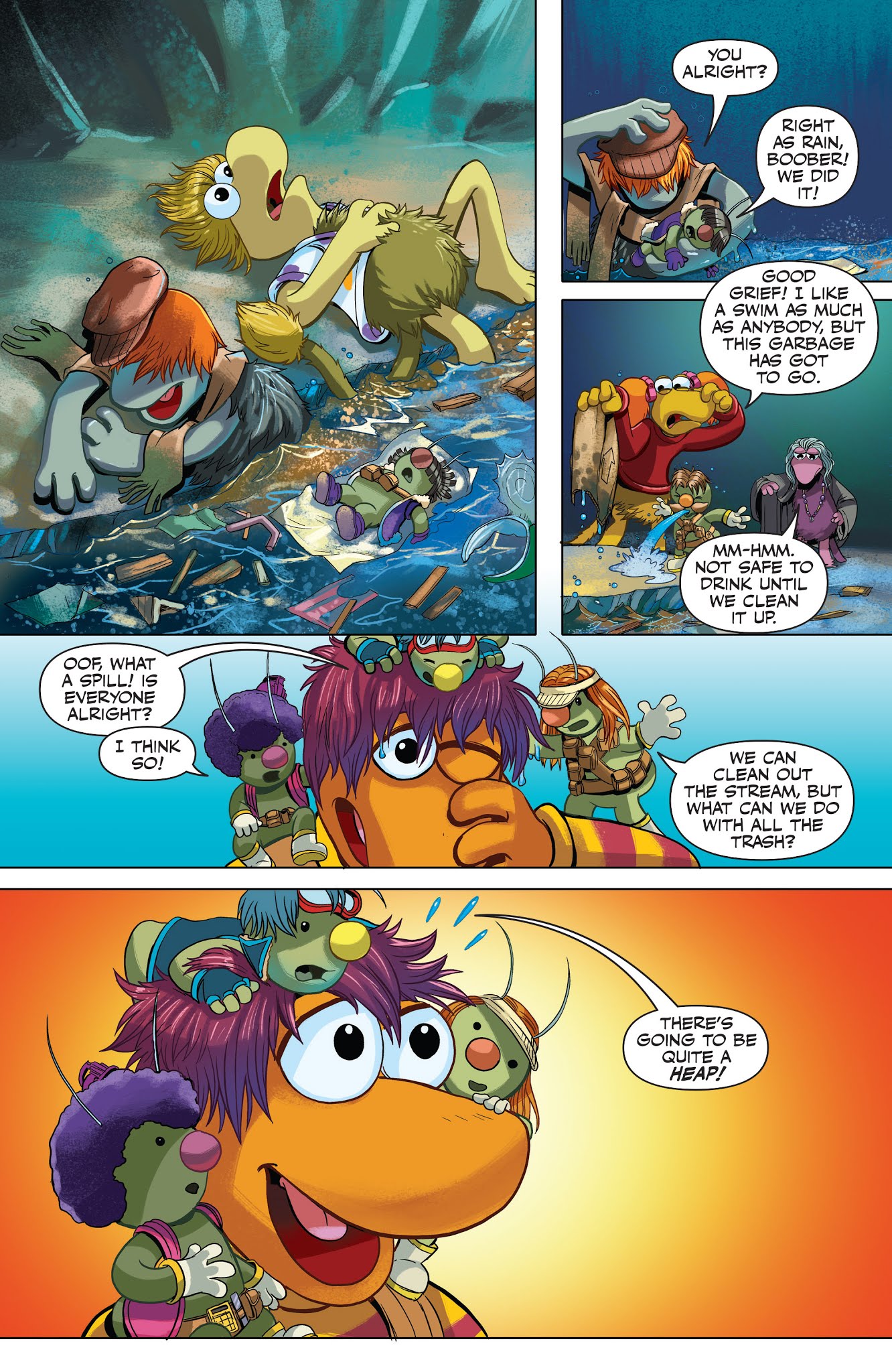 Read online Jim Henson's Fraggle Rock: Journey to the Everspring comic -  Issue #4 - 12