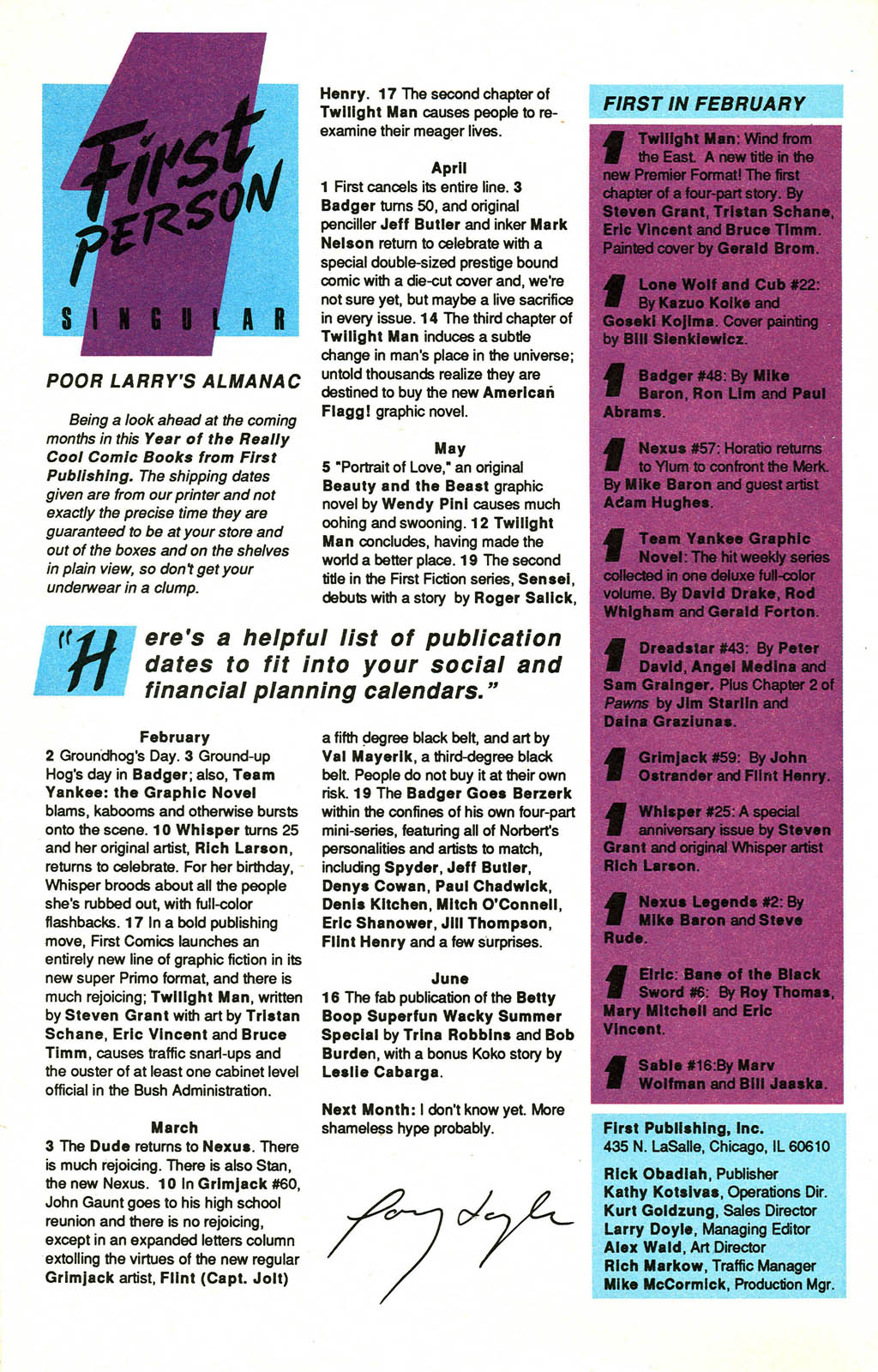 Read online Grimjack comic -  Issue #59 - 14