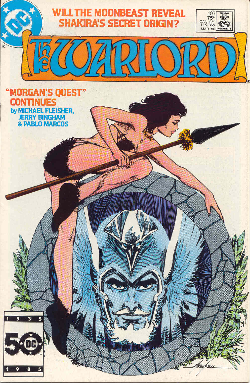 Read online Warlord (1976) comic -  Issue #103 - 1