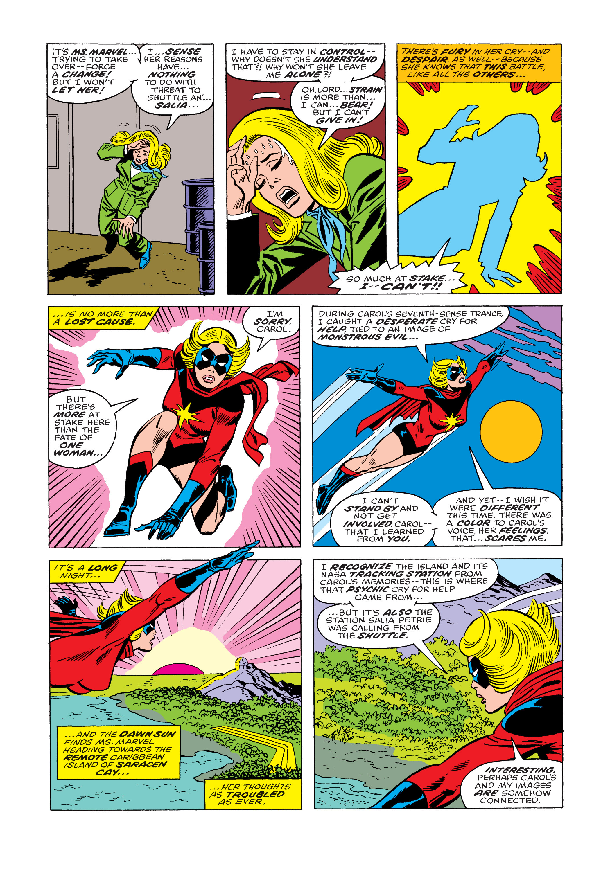 Read online Ms. Marvel (1977) comic -  Issue #11 - 13