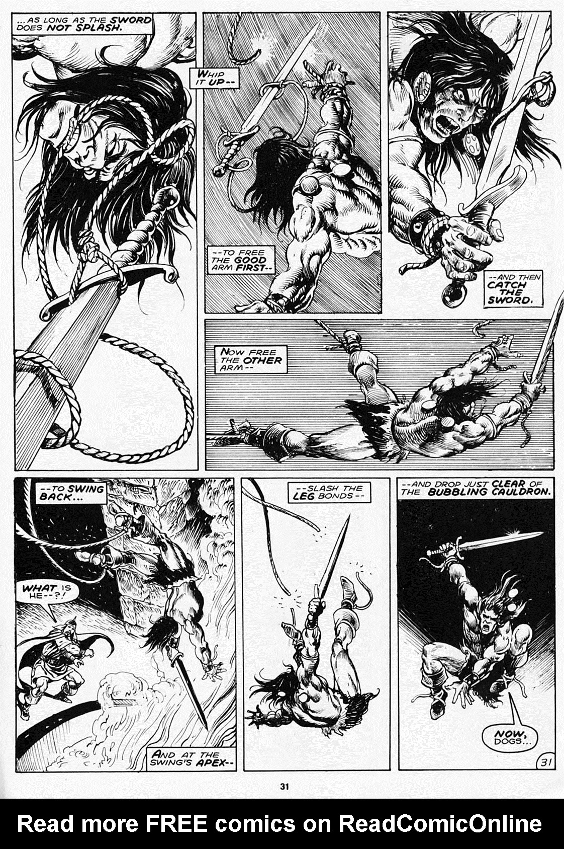 Read online The Savage Sword Of Conan comic -  Issue #180 - 33