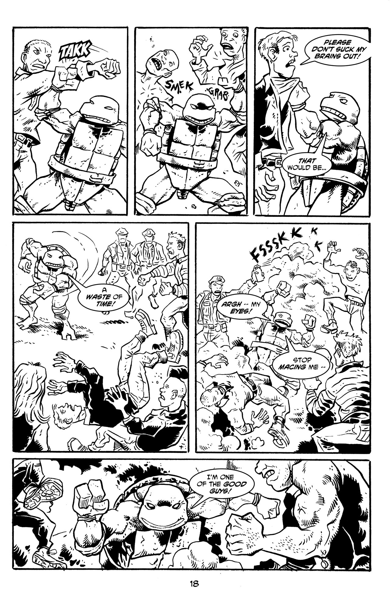 Read online Michelangelo The Third Kind comic -  Issue #1 - 19