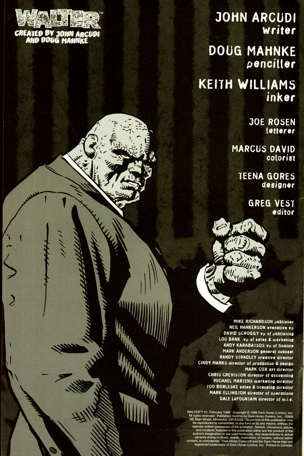Read online Walter: Campaign of Terror comic -  Issue #1 - 2