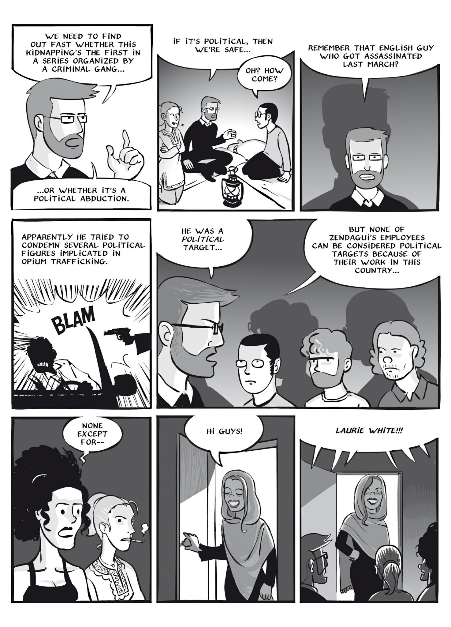 Read online Kabul Disco: How I Managed Not to be Abducted in Afghanistan comic -  Issue # TPB - 92