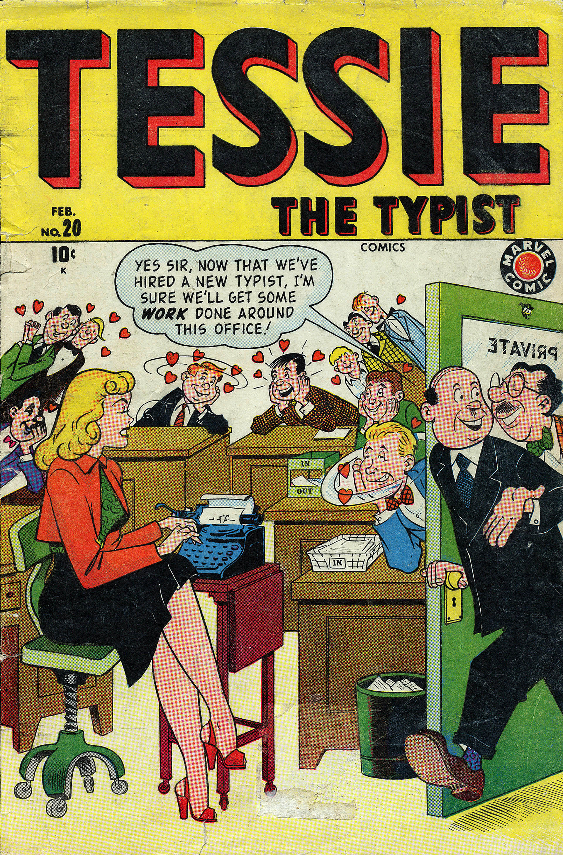 Read online Tessie the Typist comic -  Issue #20 - 1