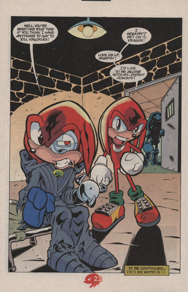 Read online Knuckles the Echidna comic -  Issue #17 - 32