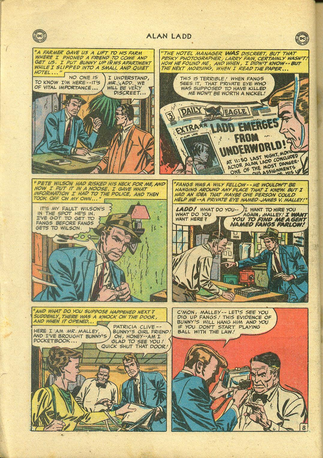 Read online Adventures of Alan Ladd comic -  Issue #2 - 10