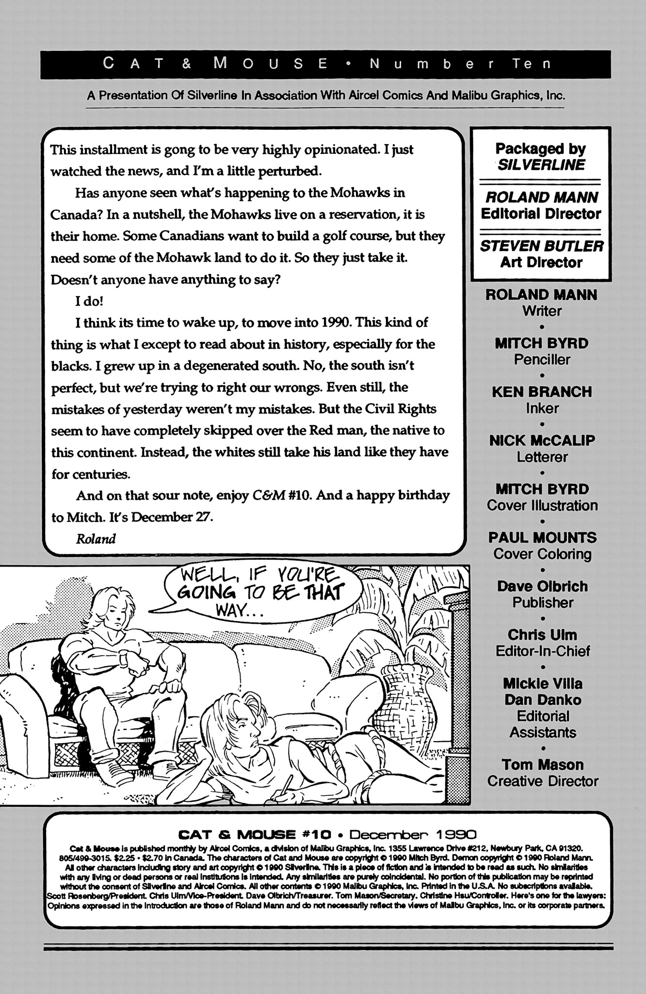 Read online Cat & Mouse comic -  Issue #10 - 2