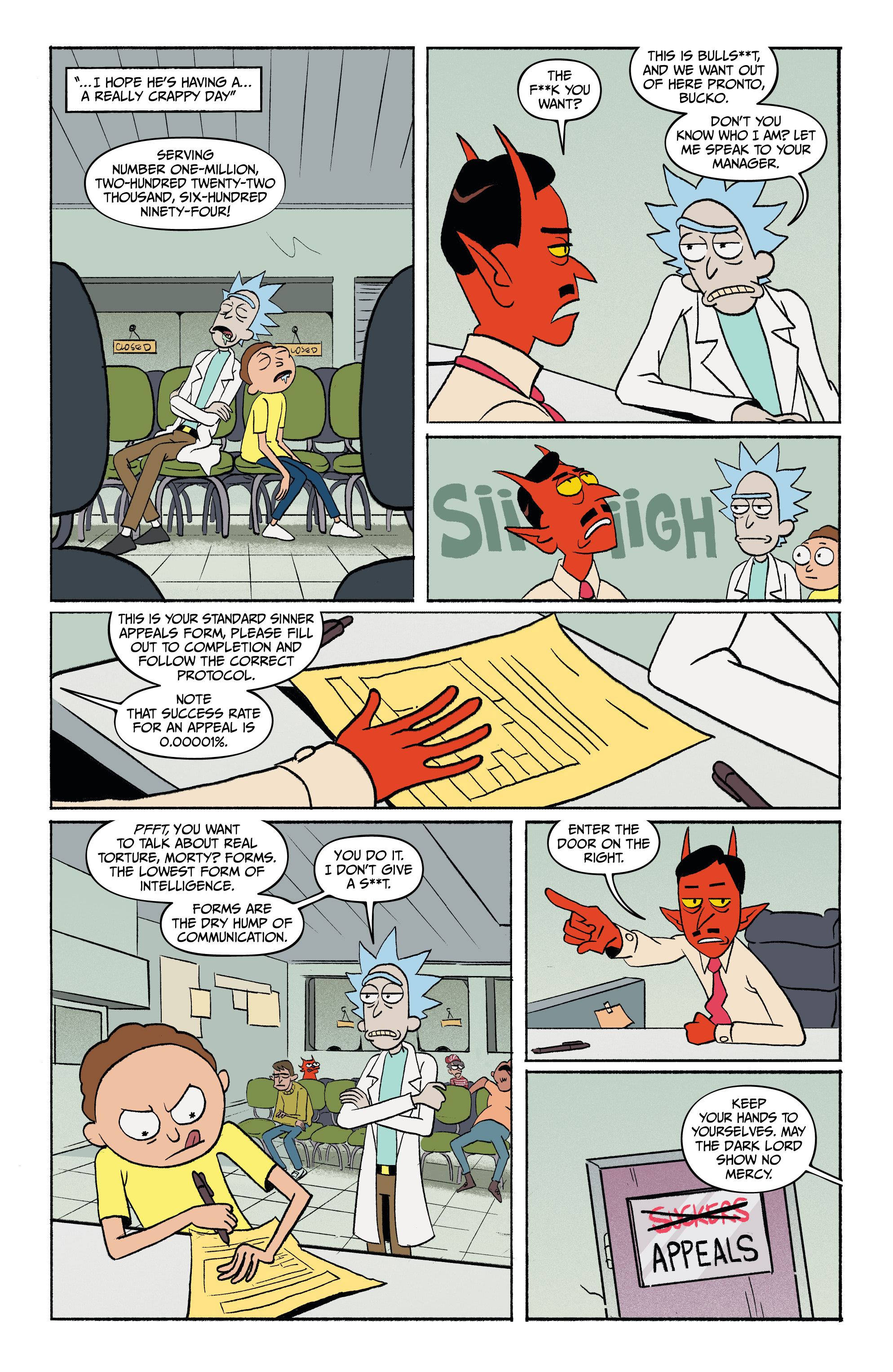 Read online Rick and Morty: Go to Hell comic -  Issue #1 - 22
