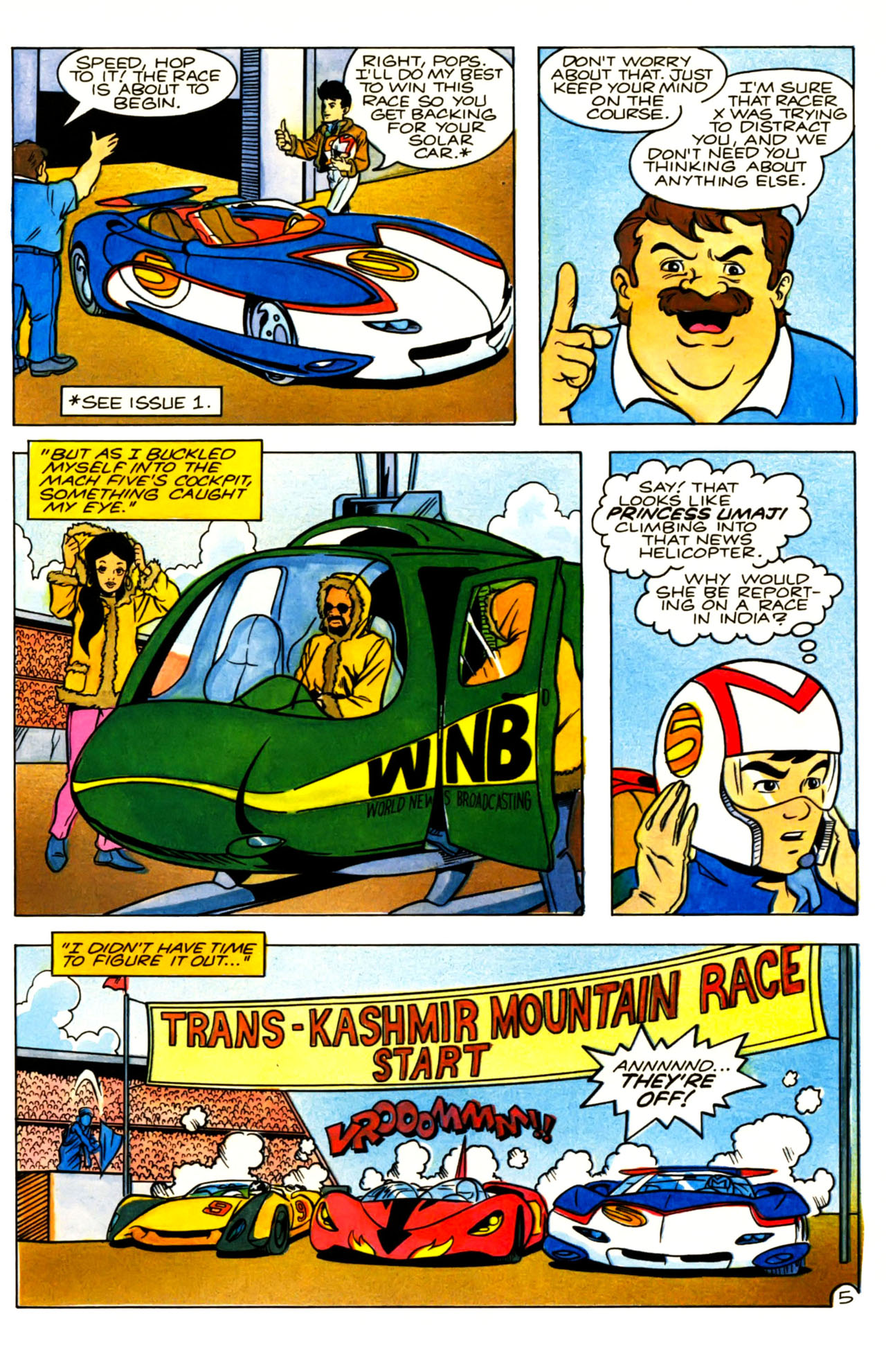 Read online The New Adventures of Speed Racer comic -  Issue #5 - 7