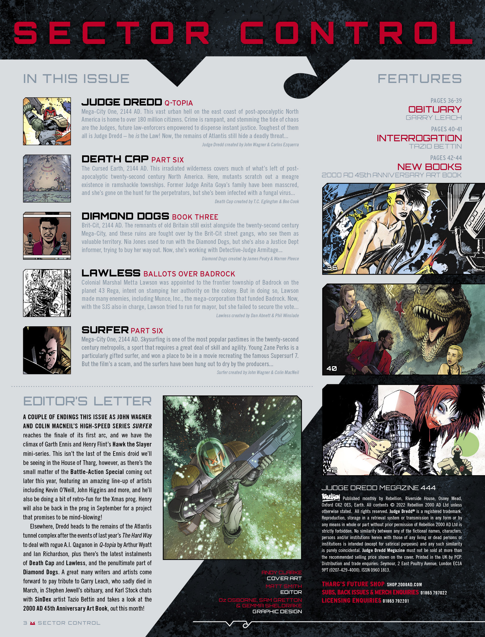 Read online Judge Dredd Megazine (Vol. 5) comic -  Issue #444 - 3