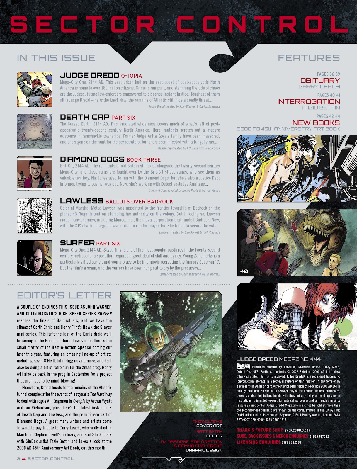 Judge Dredd Megazine (Vol. 5) issue 444 - Page 3