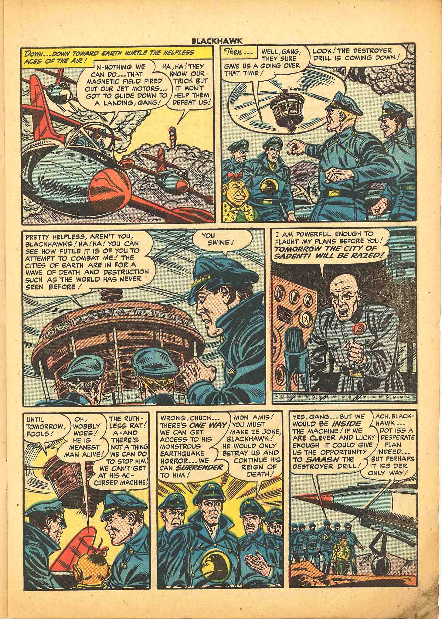 Read online Blackhawk (1957) comic -  Issue #79 - 9