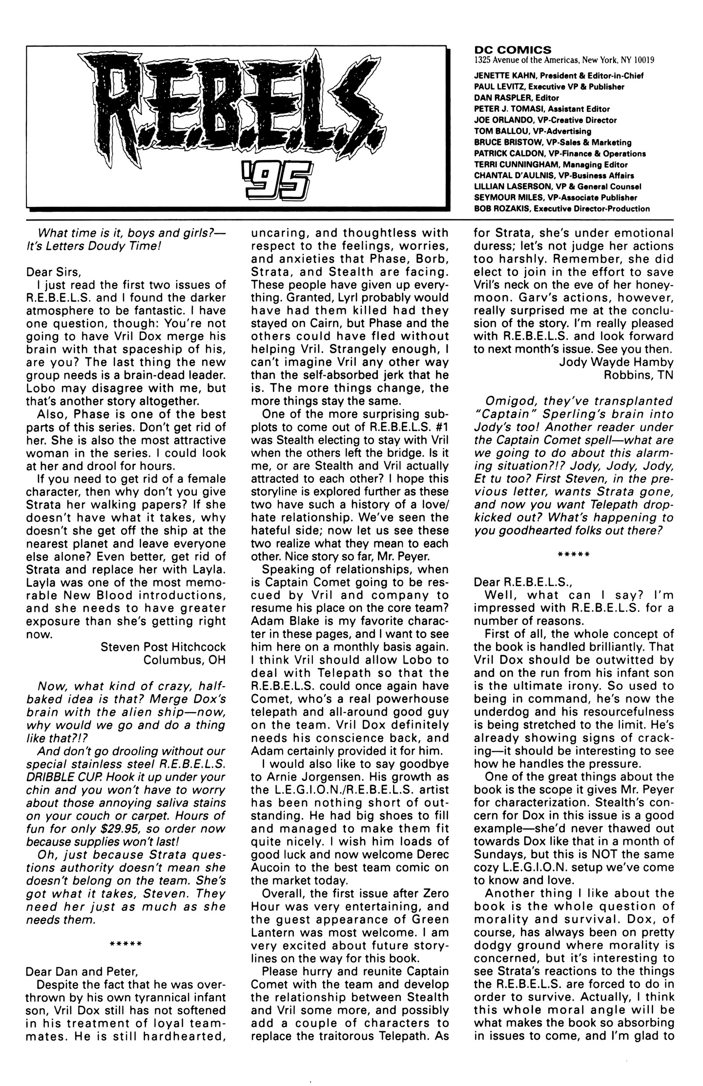 Read online R.E.B.E.L.S. '94 comic -  Issue #4 - 25
