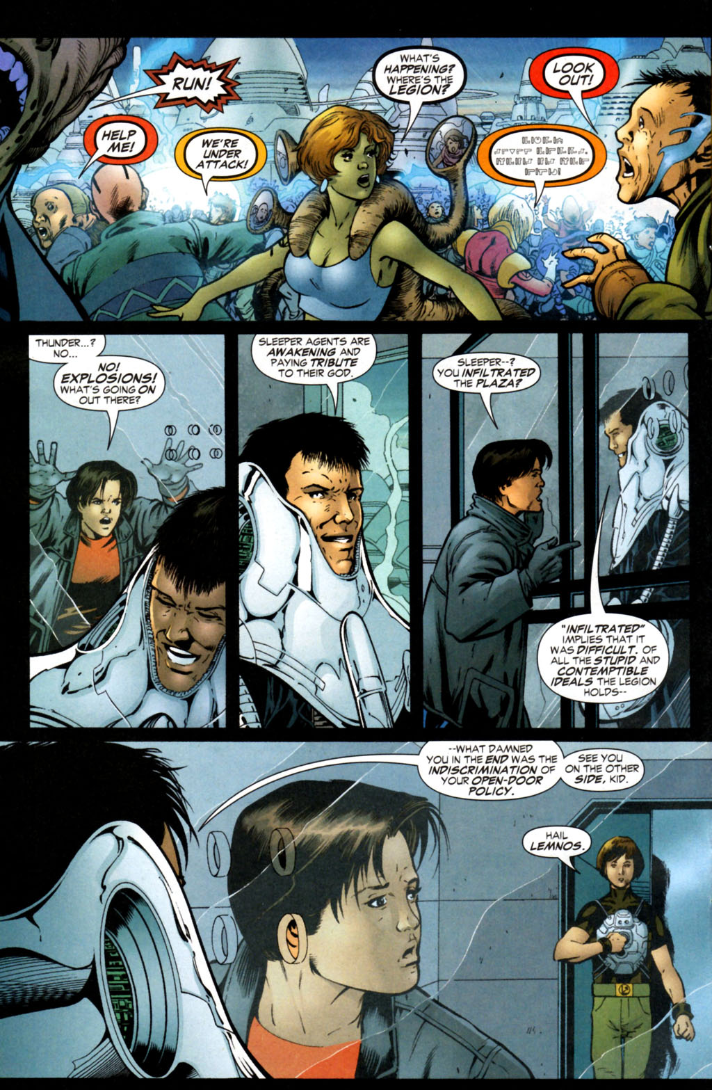 Read online Legion of Super-Heroes (2005) comic -  Issue #10 - 20