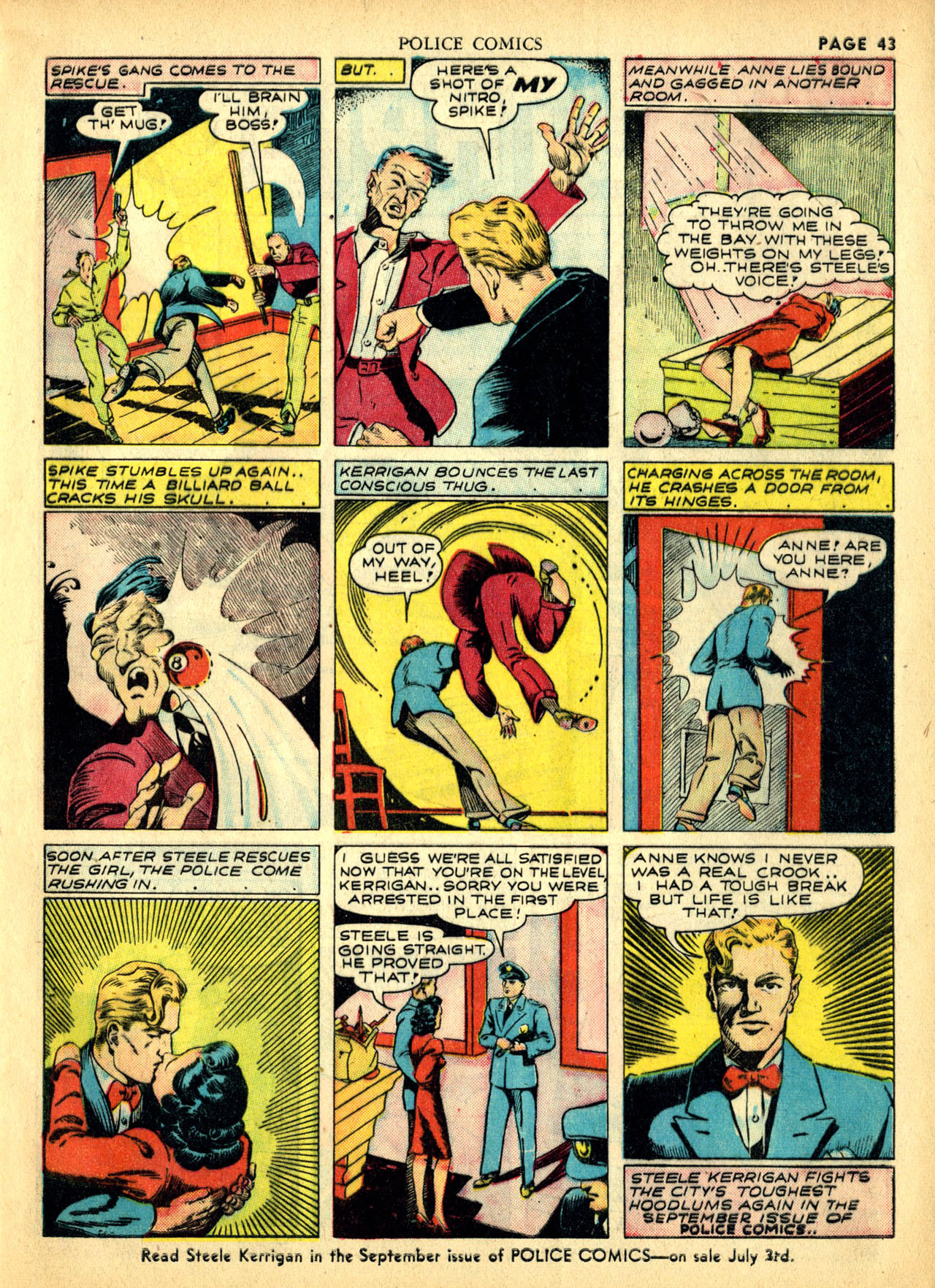 Read online Police Comics comic -  Issue #1 - 46