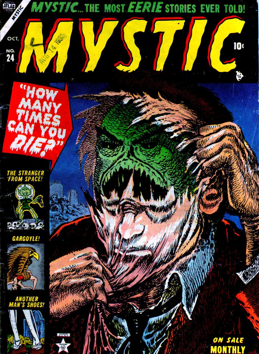 Read online Mystic (1951) comic -  Issue #24 - 1