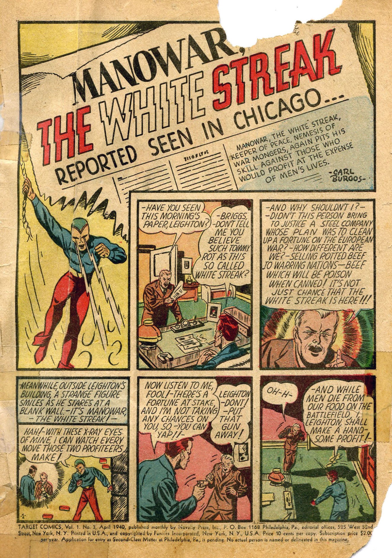 Read online Target Comics comic -  Issue #3 - 2