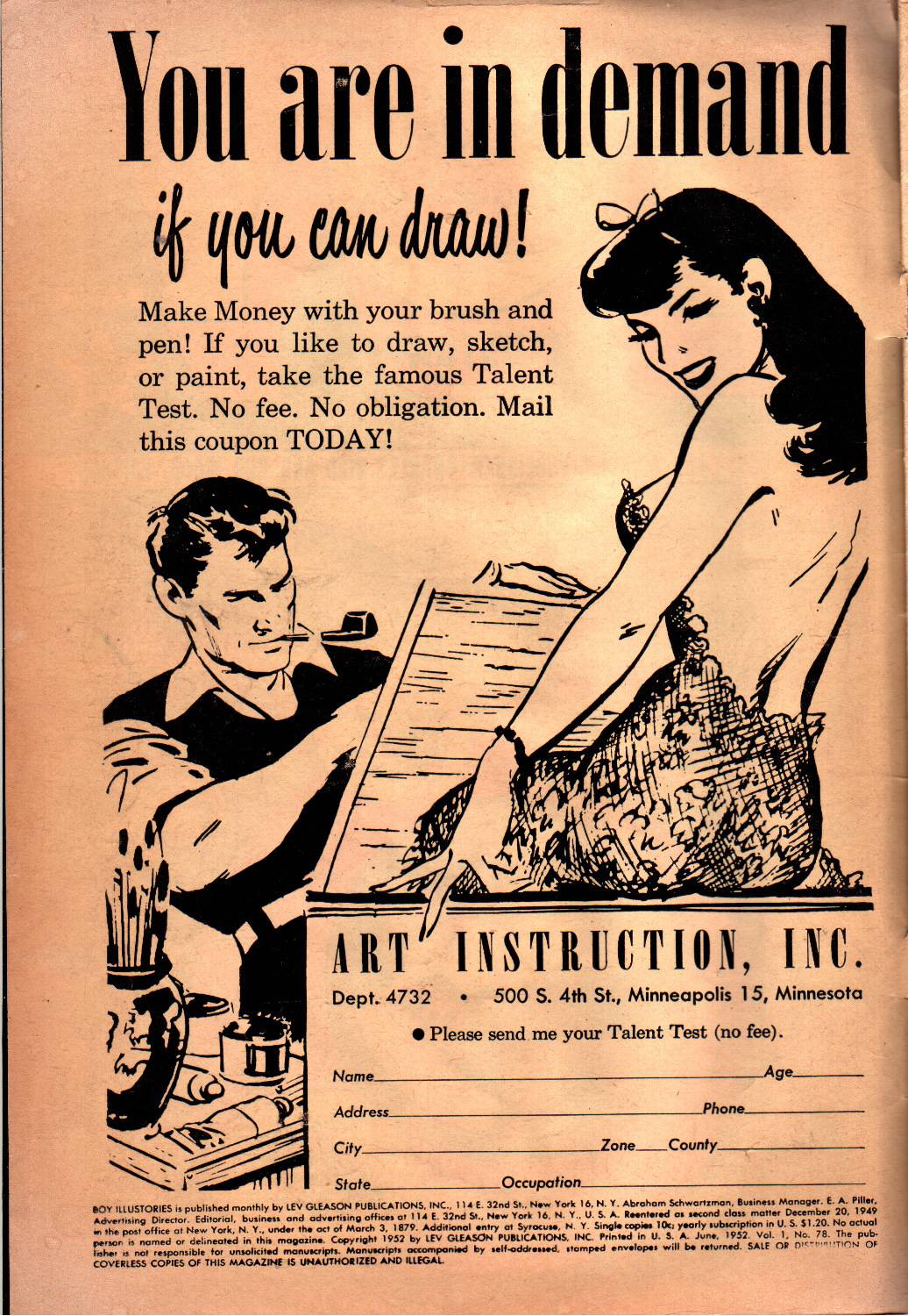 Read online Boy Comics comic -  Issue #78 - 2