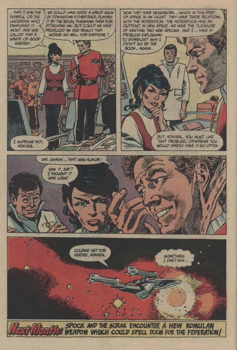 Read online Star Trek (1984) comic -  Issue #25 - 23