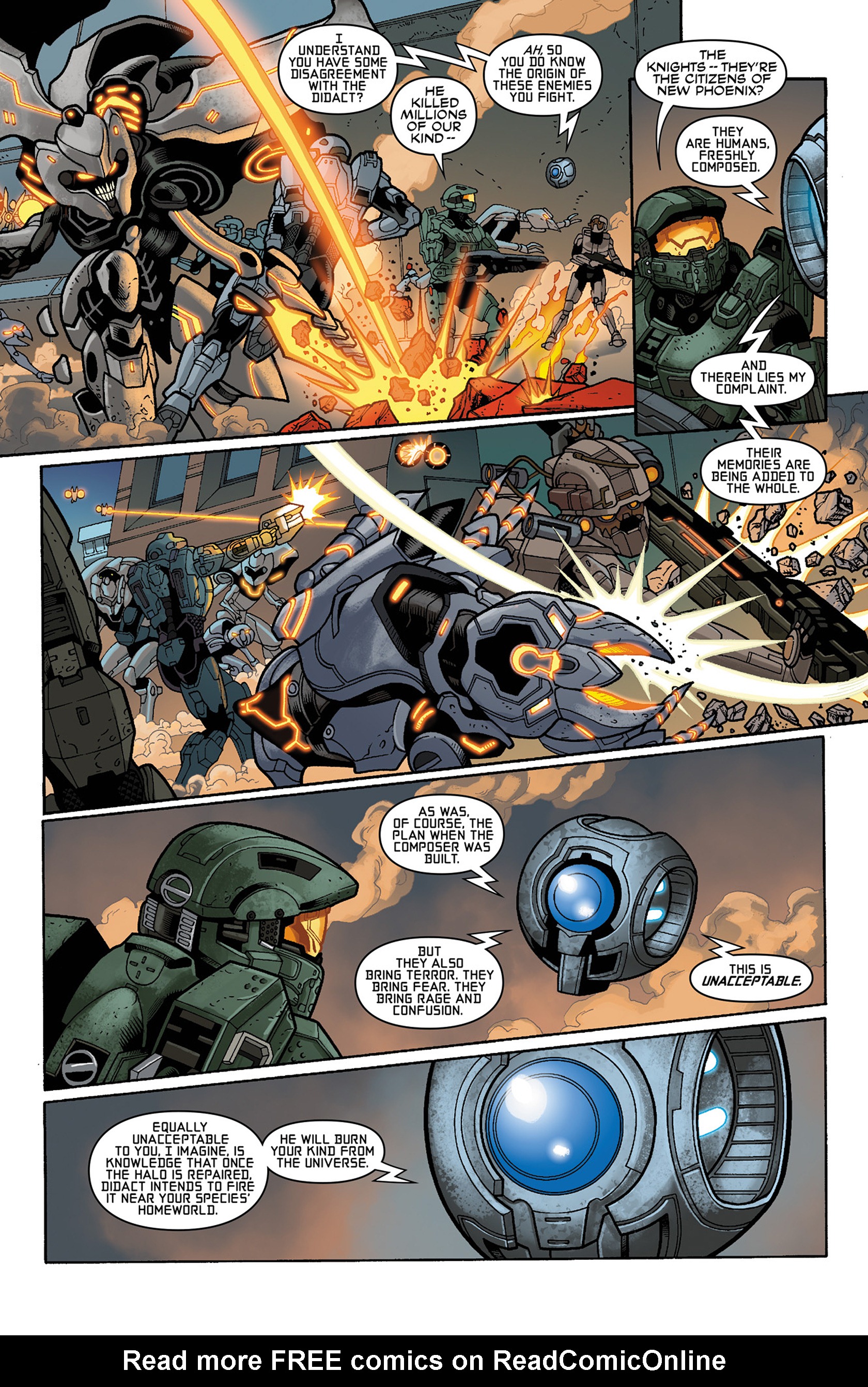 Read online Halo: Escalation comic -  Issue #9 - 17
