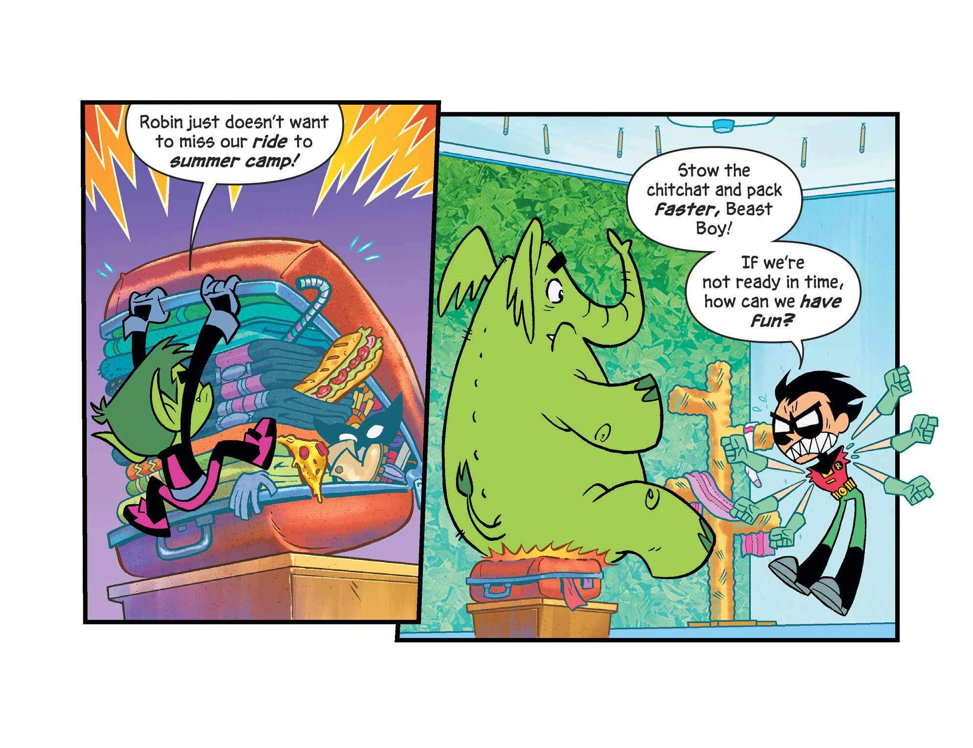 Read online Teen Titans Go! To Camp comic -  Issue #1 - 5