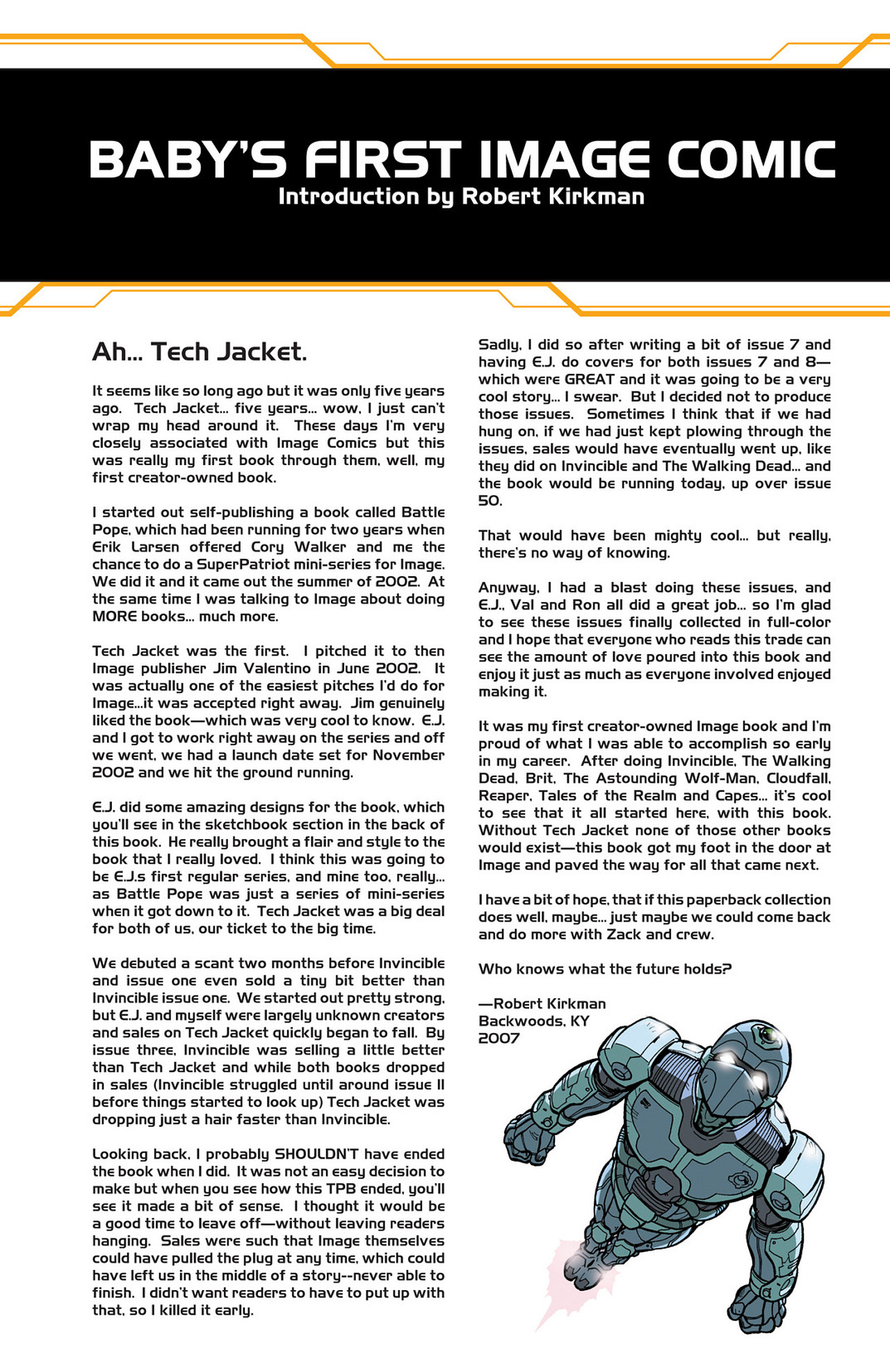 Read online Tech Jacket (2002) comic -  Issue # TPB 1 - 5