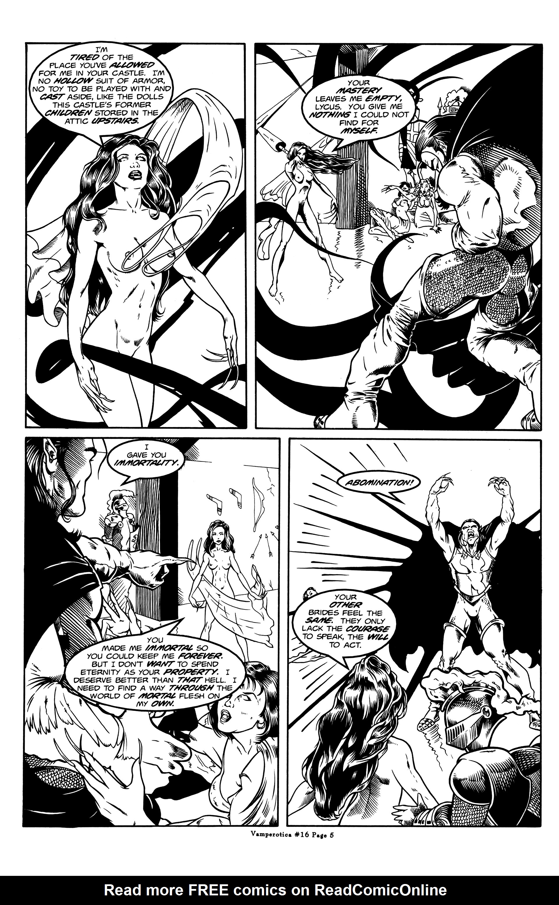 Read online Vamperotica comic -  Issue #16 - 7